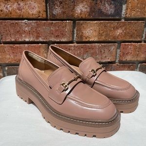 Sam Edelman nude chunky loafers Size 7 1/2